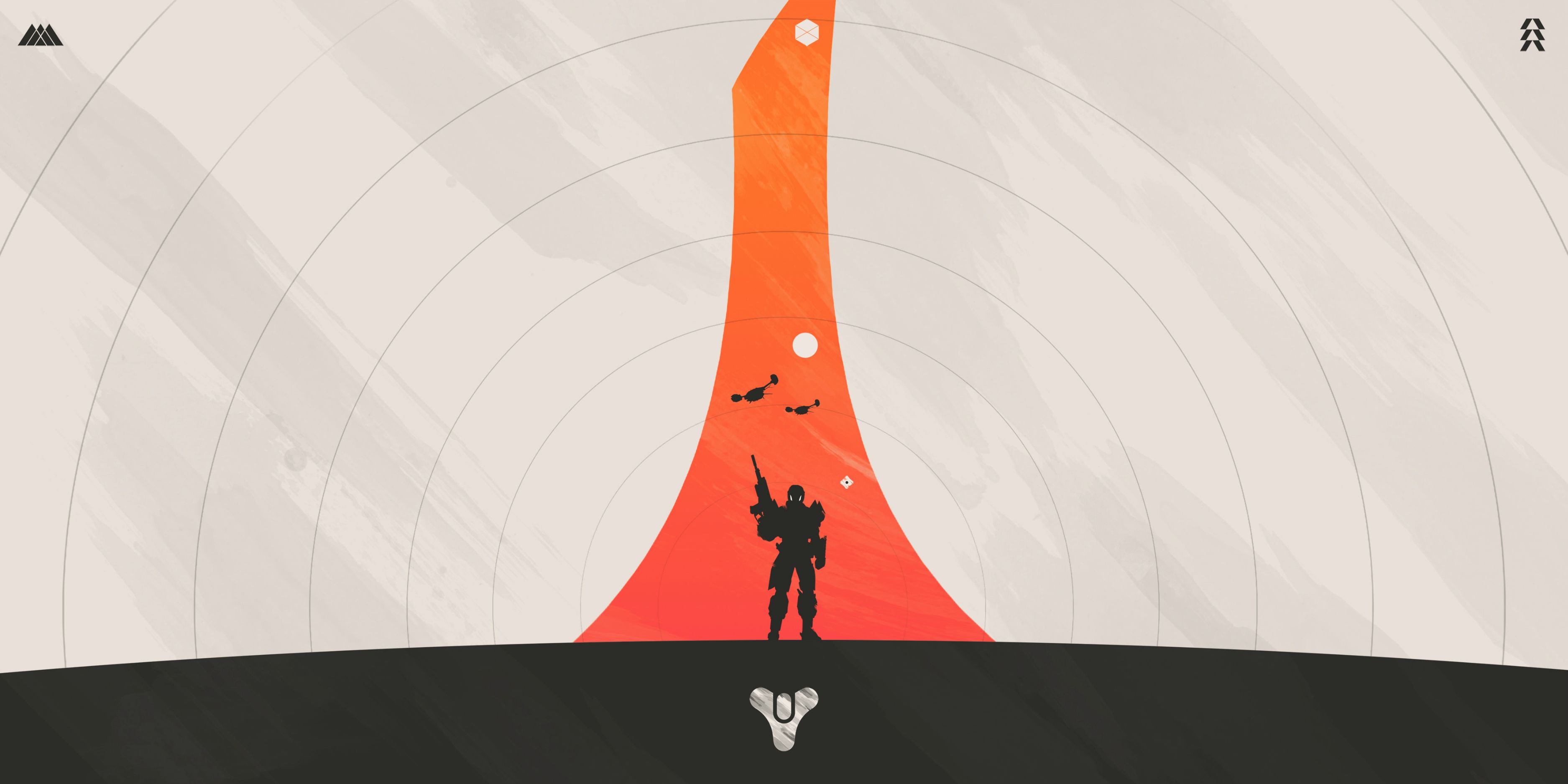 Created this trio of Minimalist Destiny Banner Posters   Hunter Titan