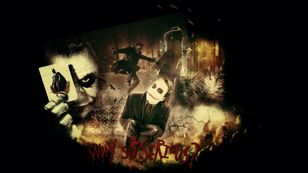 Why So Serious By Super Fan Wallpaper