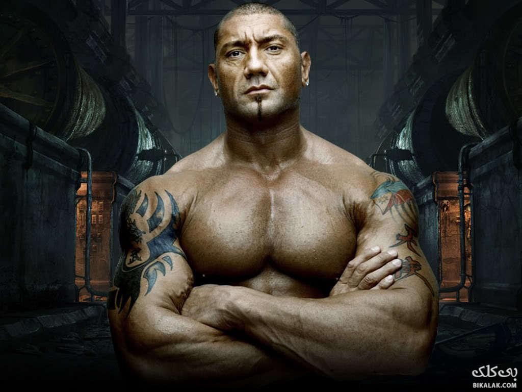 Muscular Man With Tattoos Desktop Wallpaper
