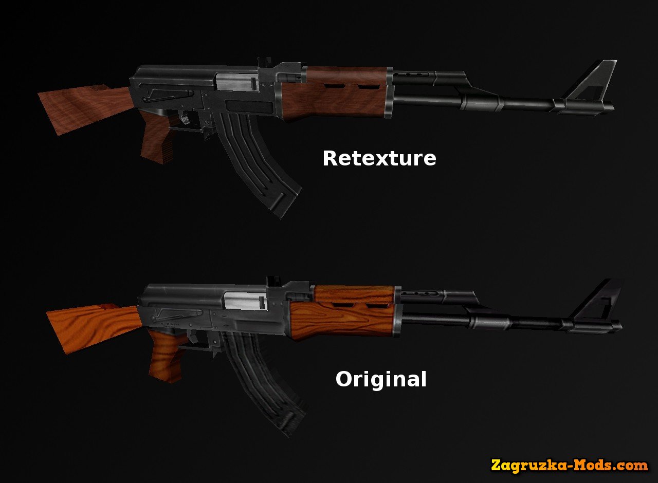 Default Ak47 Retexture HD For Cs Go