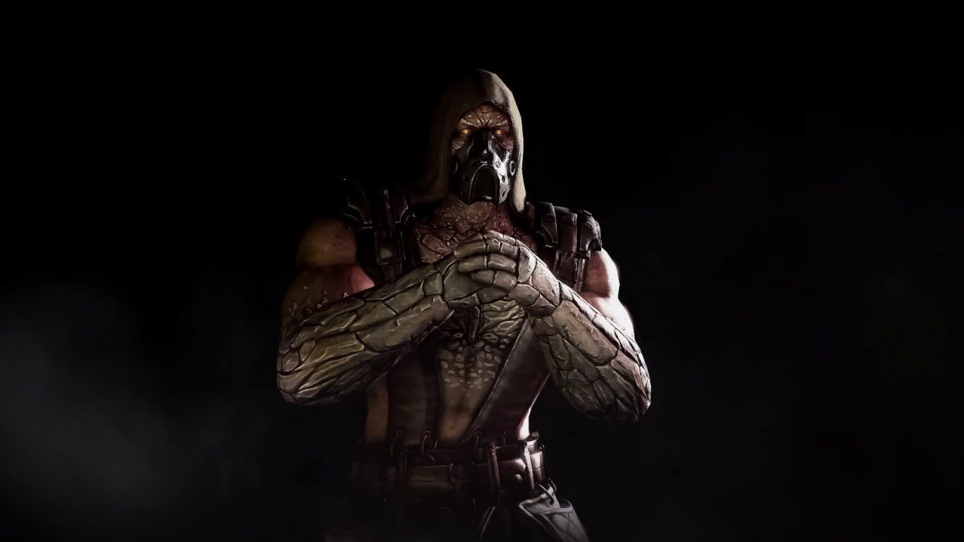HD Background Tremor Mortal Kombat X Scorpion Game Character Wallpaper