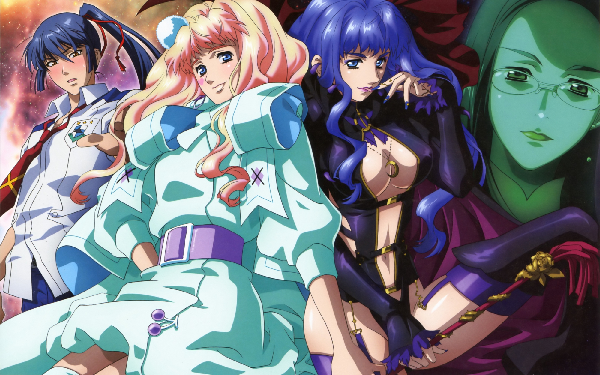 Macross Frontier HD Wallpaper Highres Group Characters Other Sizes