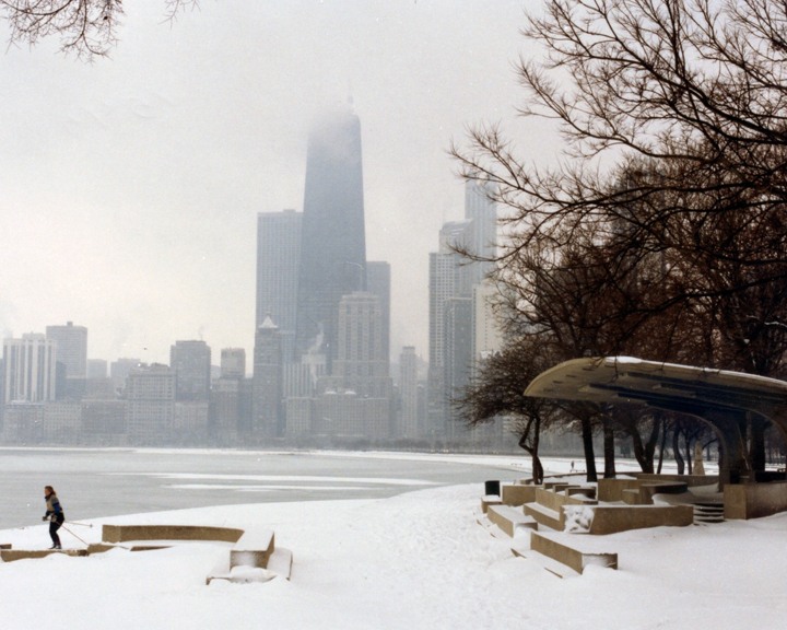 Chicago S Wallpaper Winter Day On Lakefront