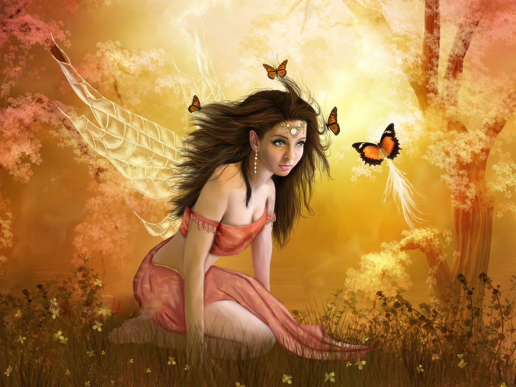Fairy Background Fairies Wallpaper
