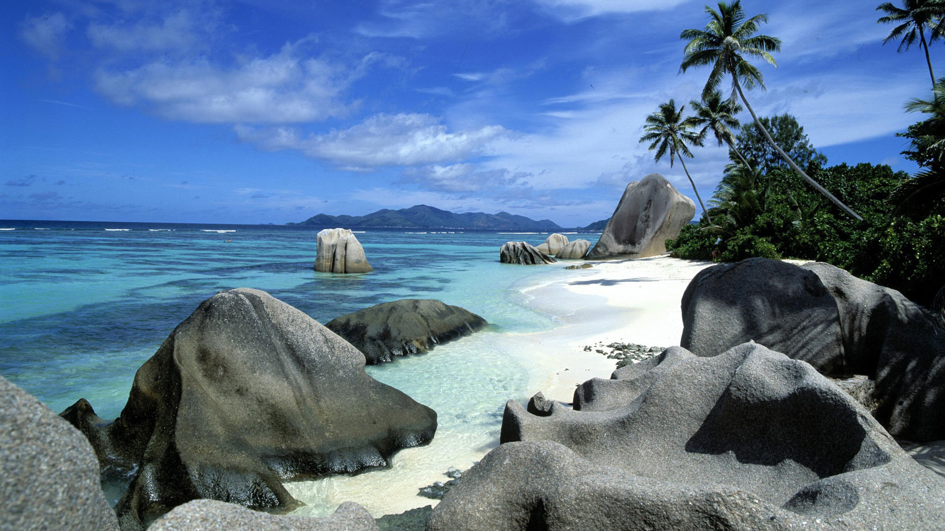 Seychelles Beach Back To Wallpaper Home