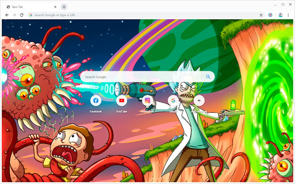 Rick And Morty Wallpaper New Tab For Google Chrome