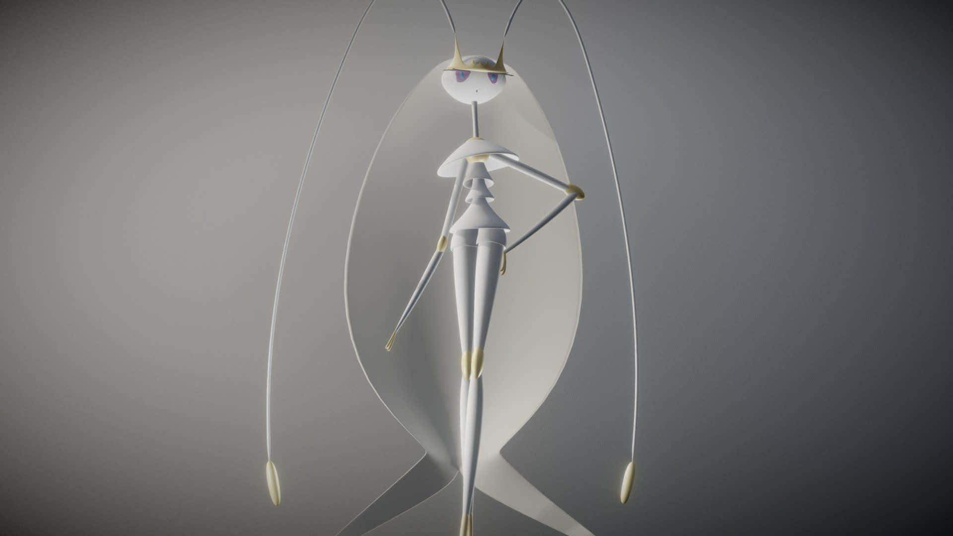 Pheromosa Pokemon White 3d Model Iepfa5vrwzc2ix3o Wallpaper