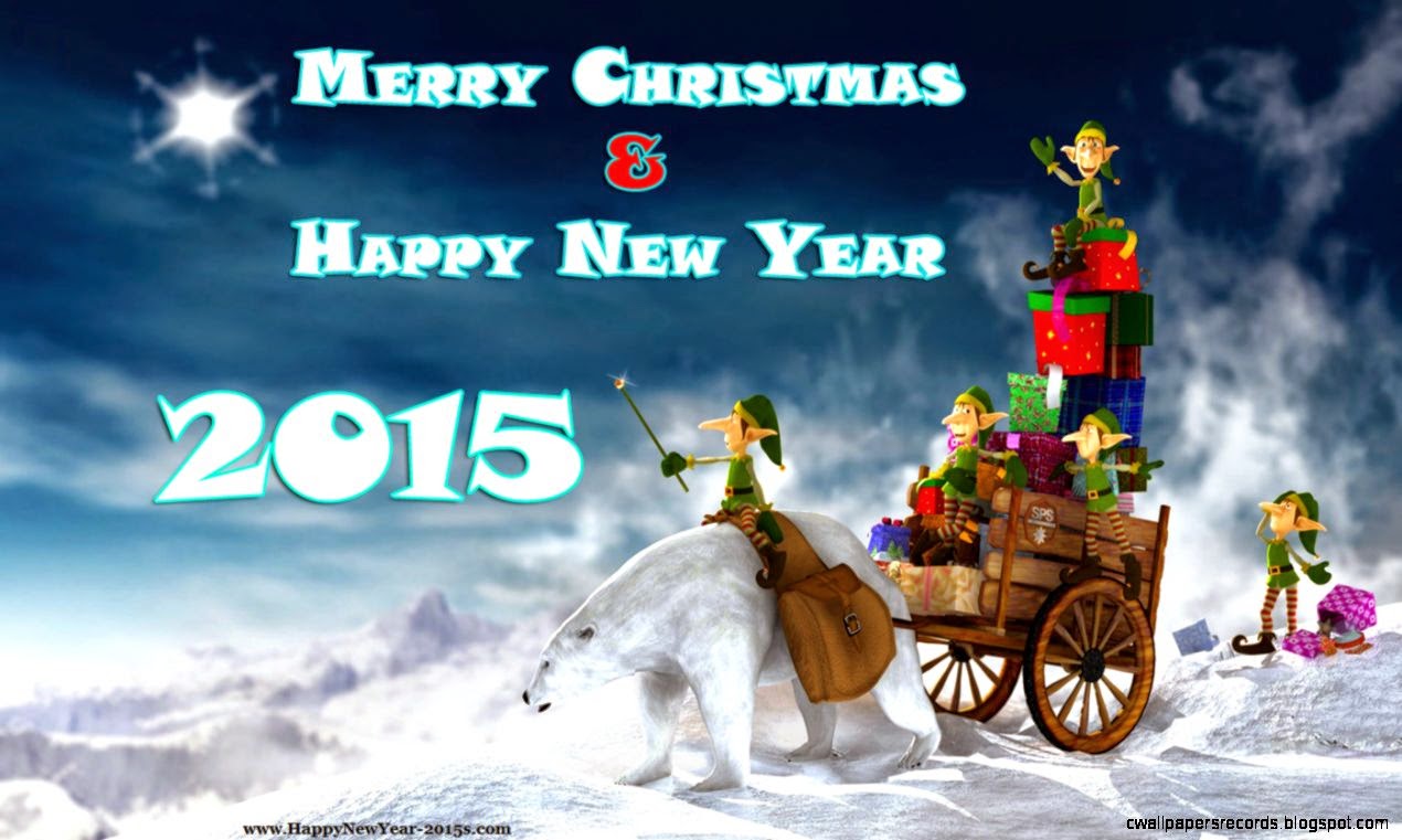 Merry Christmas Happy New Year HD Wallpaper Records