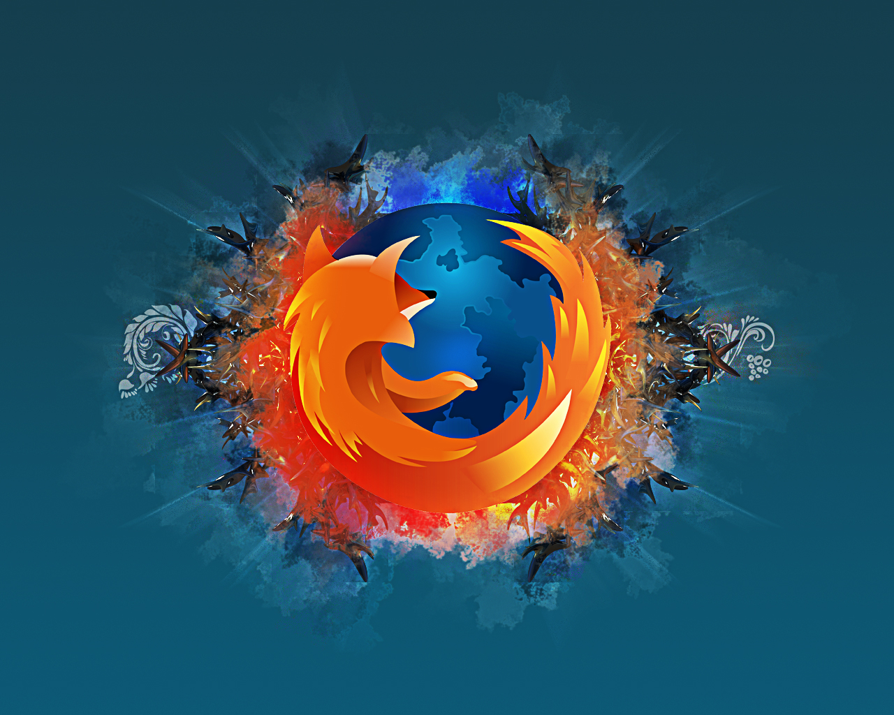 Abstract Firefox Wallpaper Geekpedia