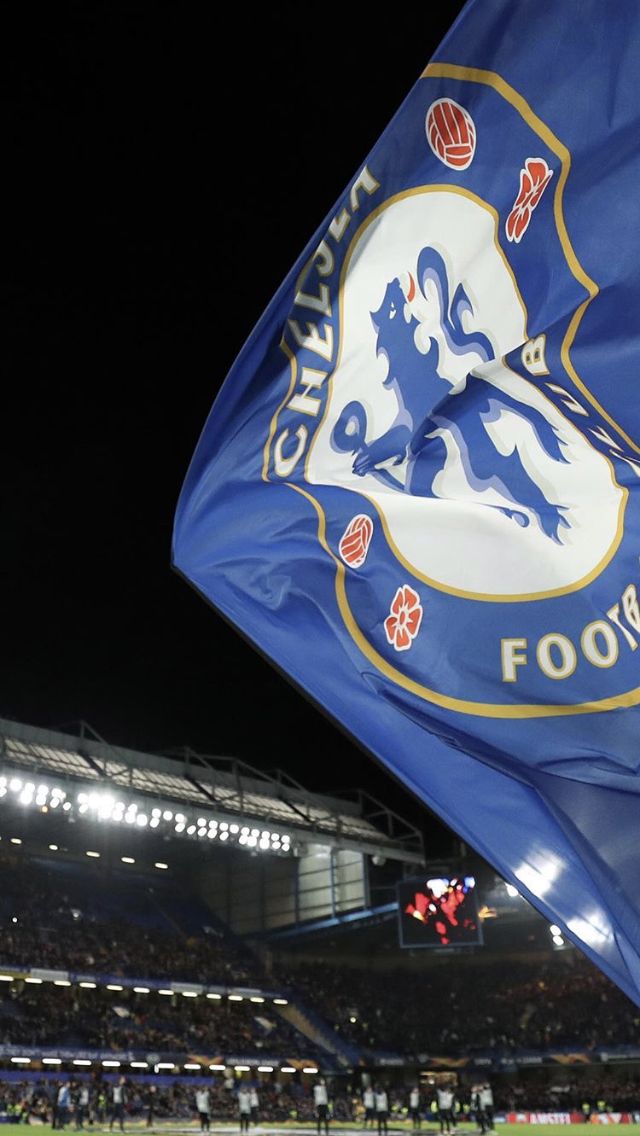 Chelsea Blue Flag In Stamford Bridge Stamfordbridge Cfc