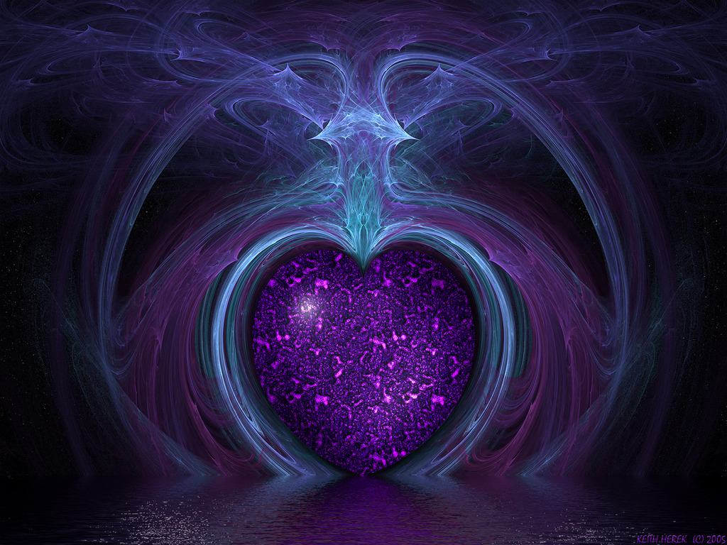 Purple Heart Wallpaper Screensavers Background