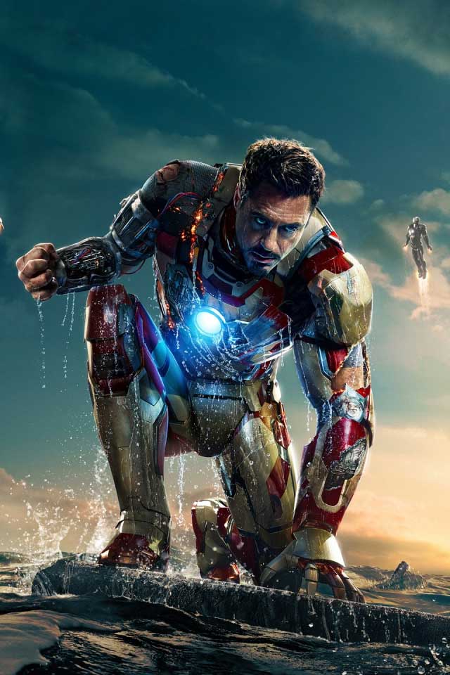 New Iron Man E From Water iPhone Wallpaper One Punch