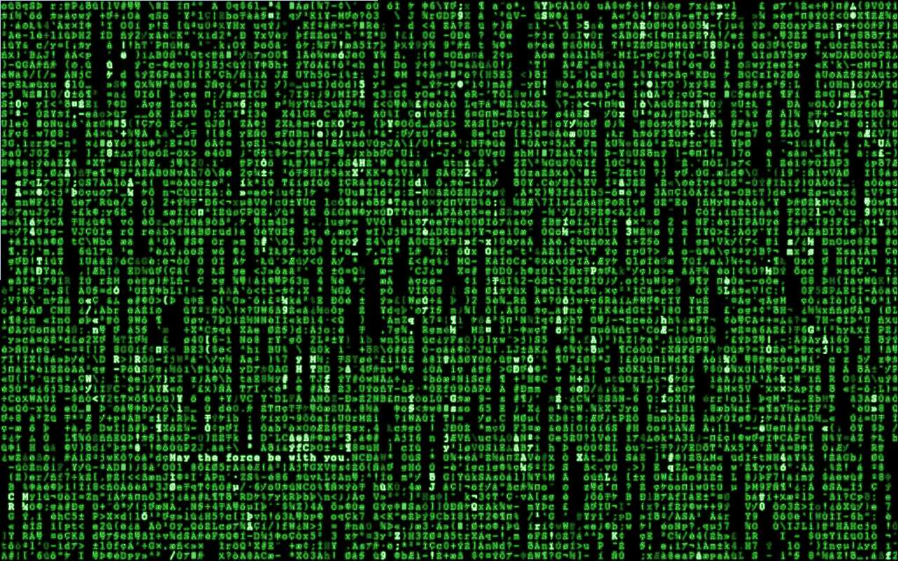 Green Matrix Cool Screensaver Cute Wallpaper