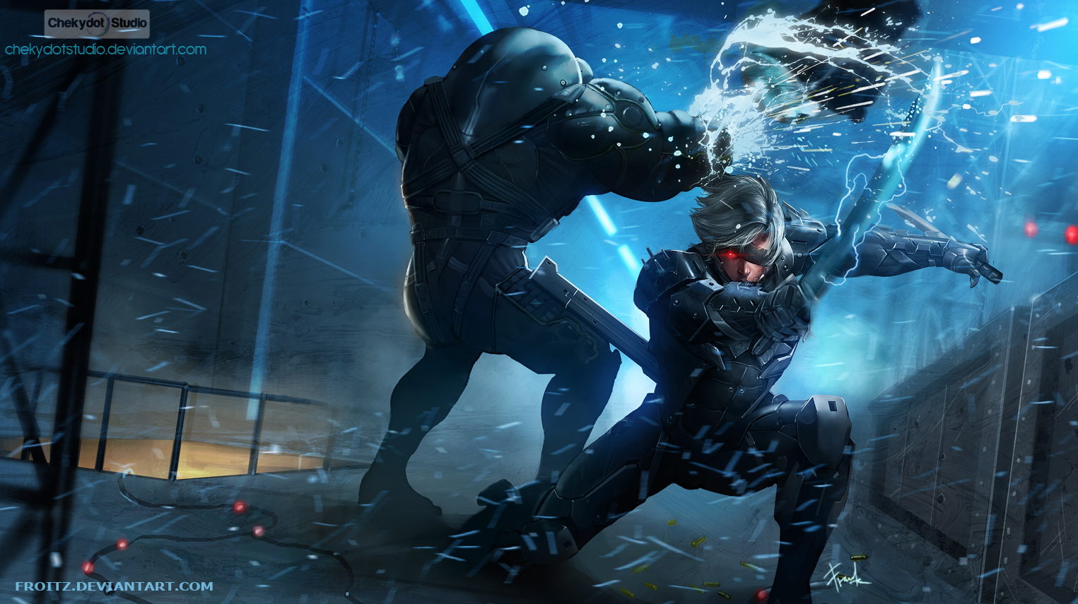 Raiden Metal Gear Rising Revengeance 03 by ChekydotStudio on
