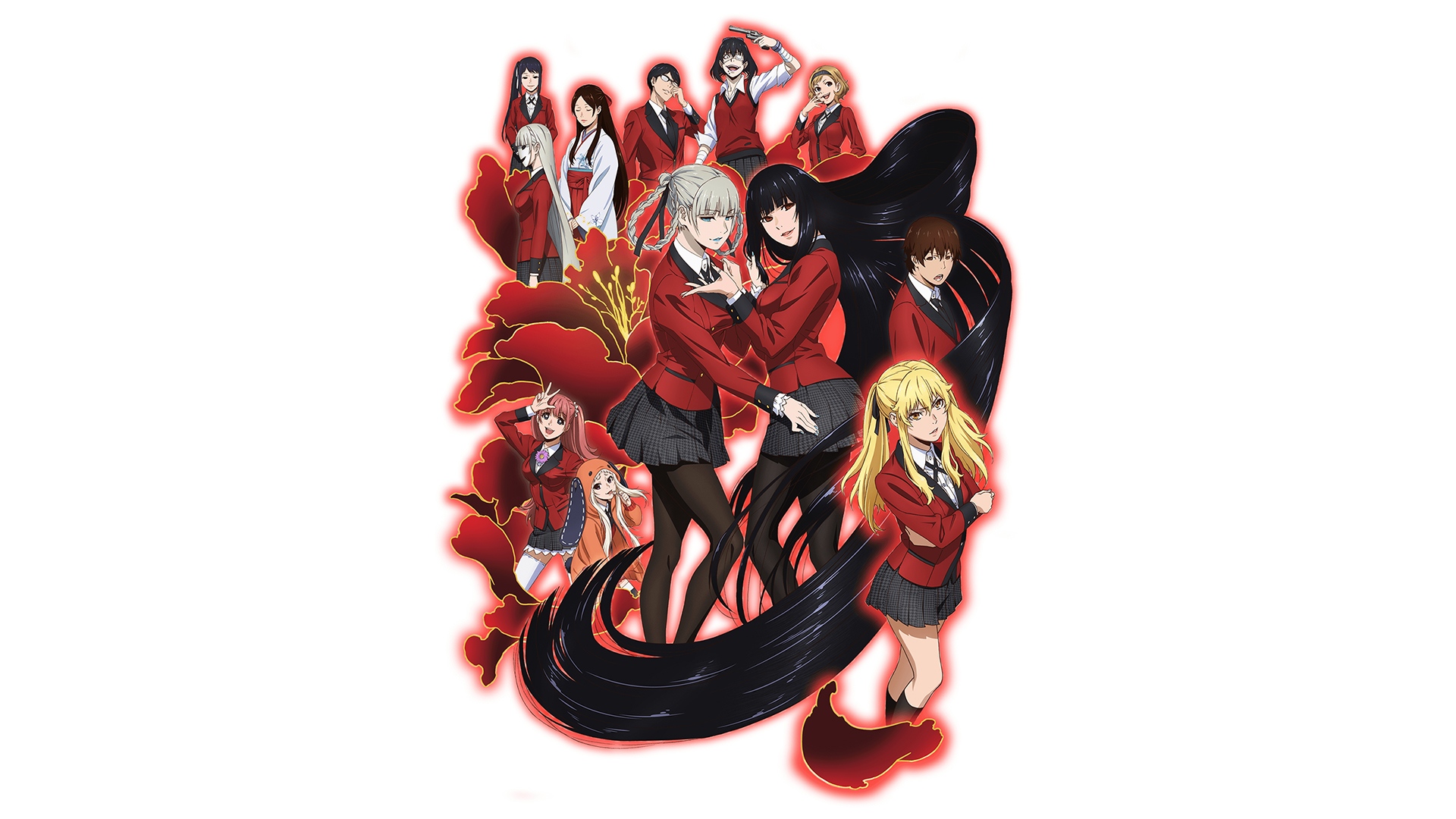 Kakegurui Anime Characters Wallpaper