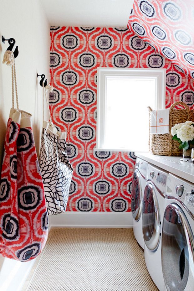 Free download Laundry Room Ideas I LOVE Wallpaper on ONE focal wall