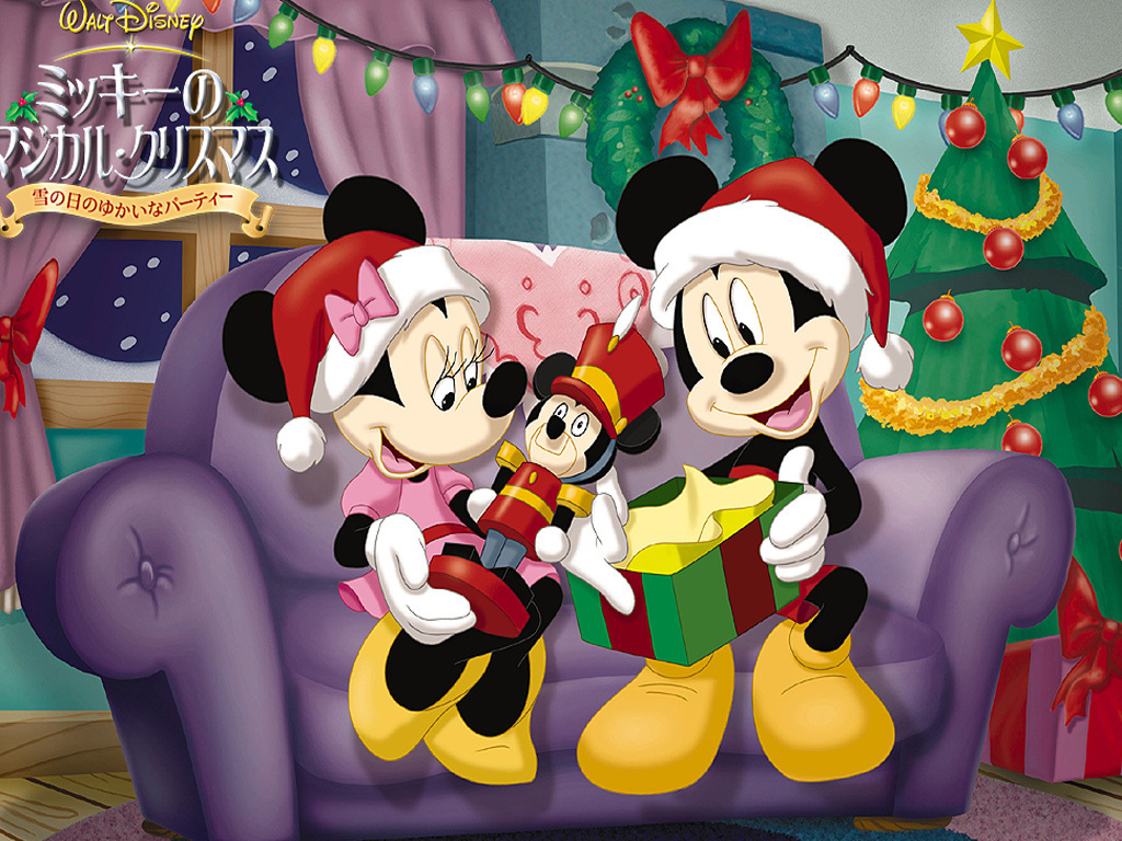 Mickey And Minnie Christmas Wallpaper