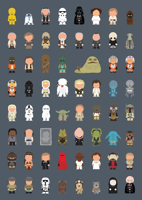 STAR WAR WALLPAPER Pictures Of Star Wars Characters 497x700