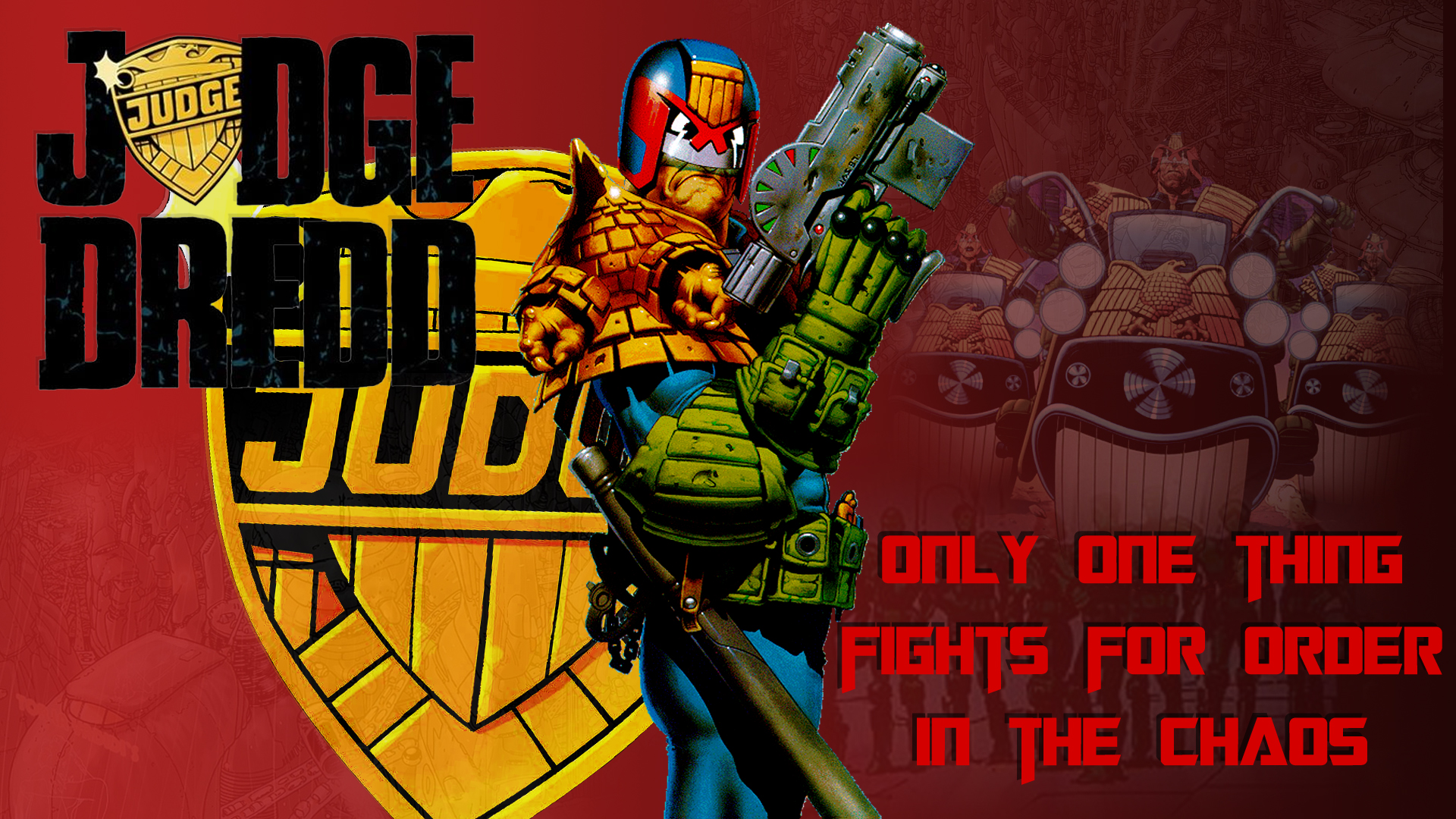 Judge Dredd Wallpaper Only One Thing By Blades0100