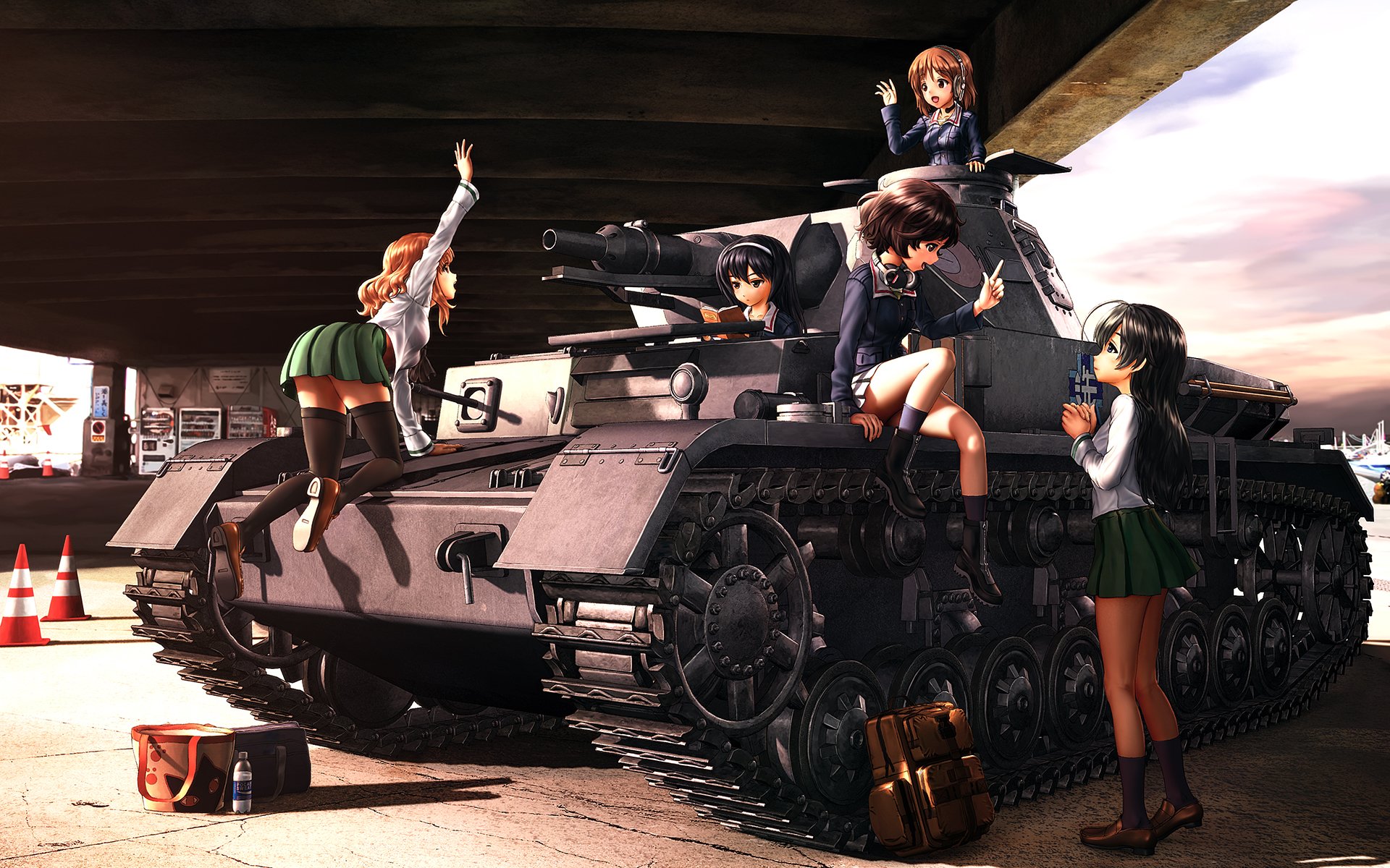 Girls Und Panzer HD Wallpaper Background Image