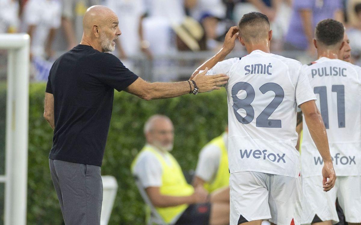 Gds Pioli Shows Faith In Youth With Simic Start Against Real