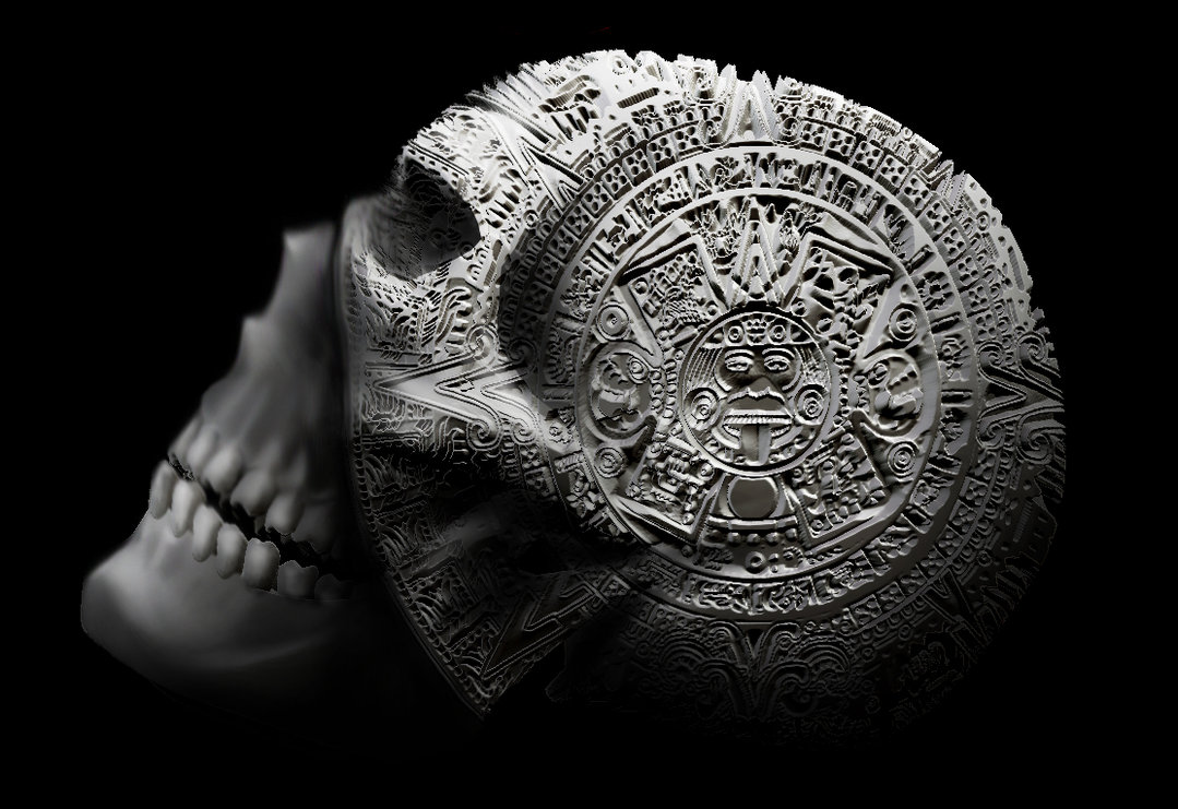 Aztec Skull By Neogzus