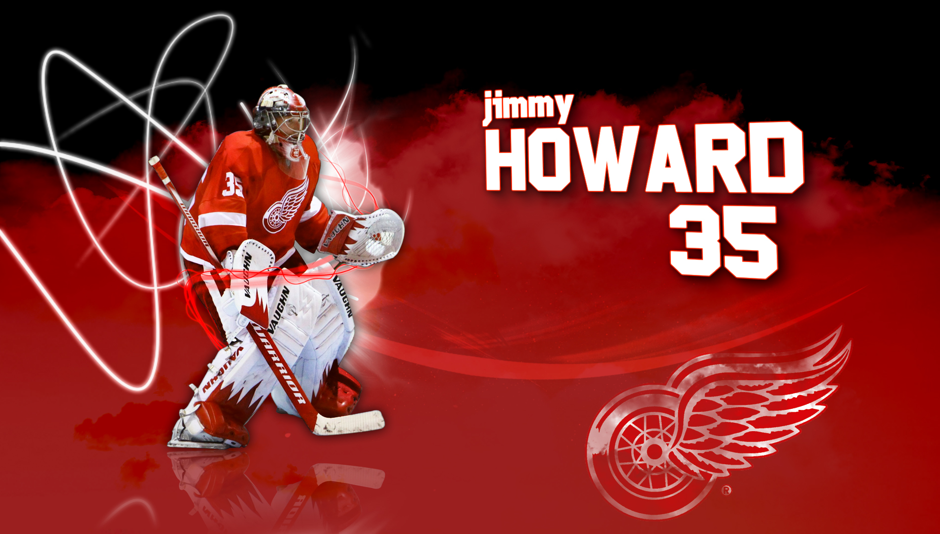Hockey Jimmy Howard Detroit Red Wings Wallpaper Background