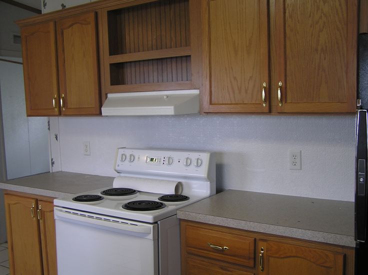 This Mobile Home Kitchen Isn T One Of Those Elegant Pictures A