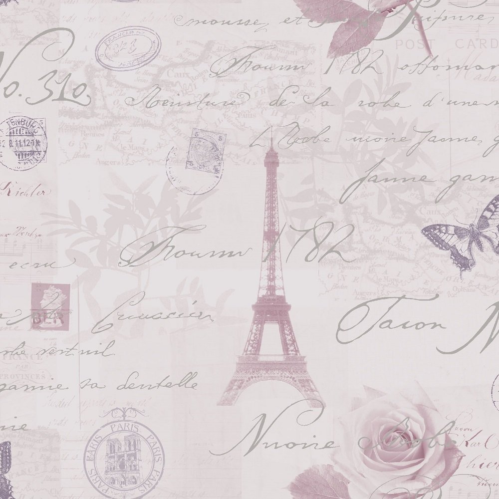 Holden Calligraphy Paris Vintage French Postcard Wallpaper