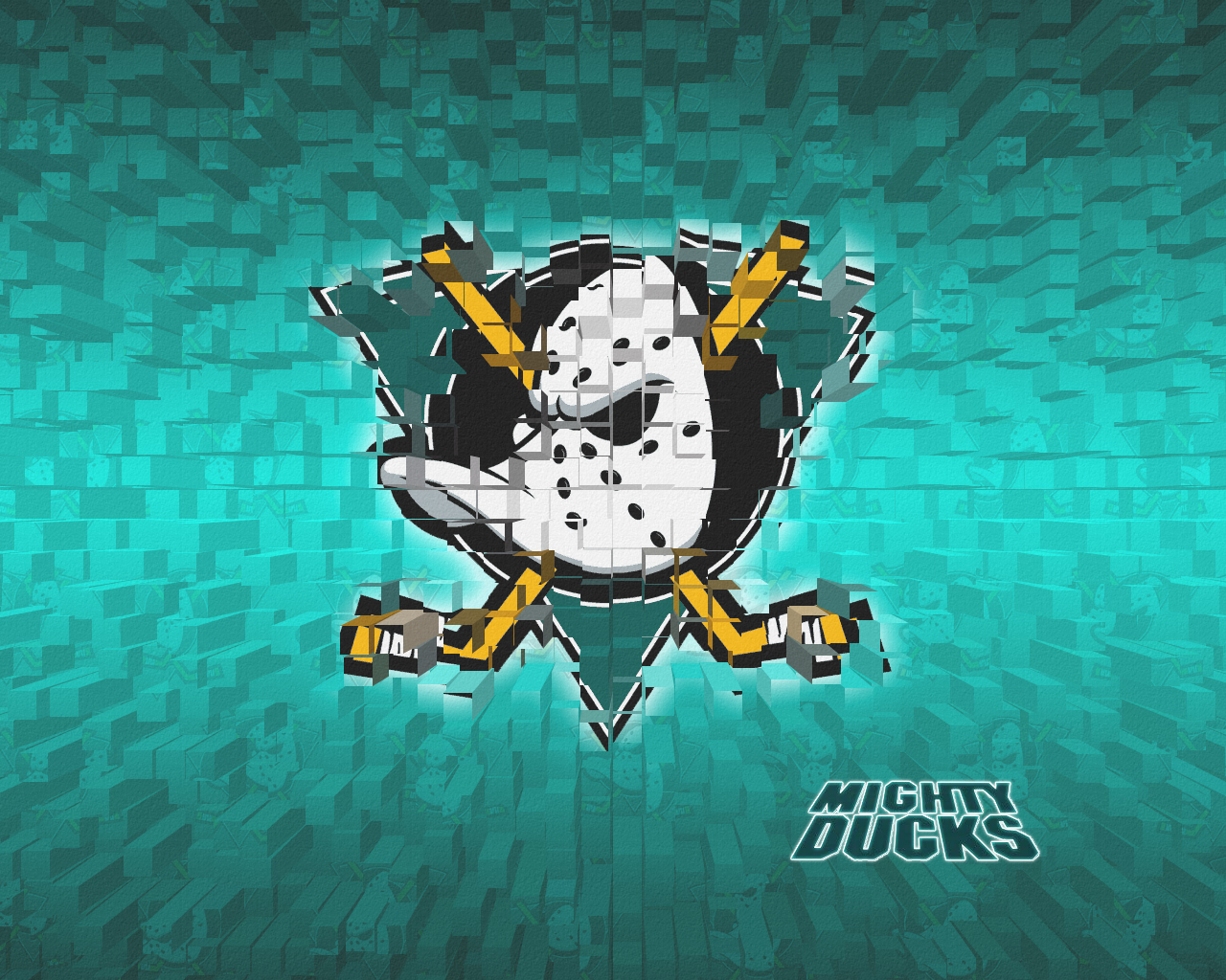 Anaheim Mighty Ducks By Aladinesalame Customization Wallpaper