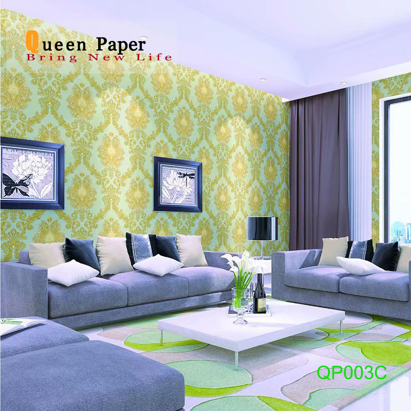 China Building Material Wall Paper High Quality Luxury Pvc3d