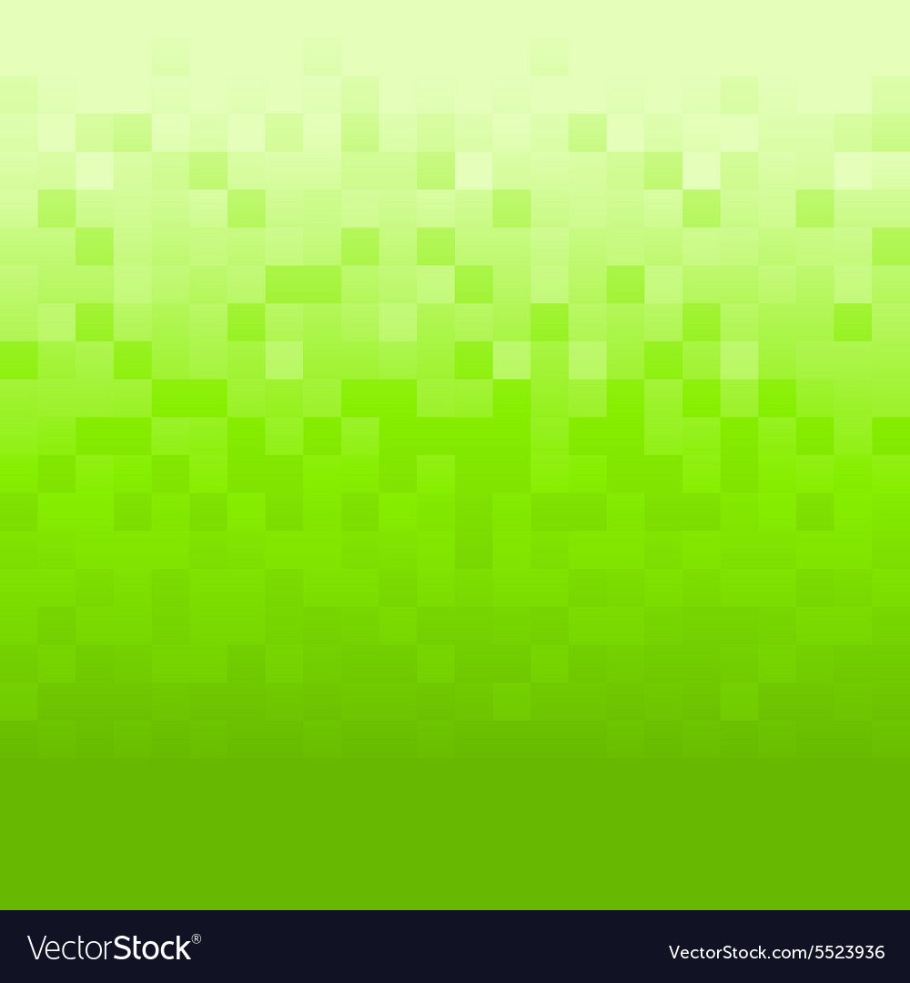 Green Background With Pixels Royalty Vector Image