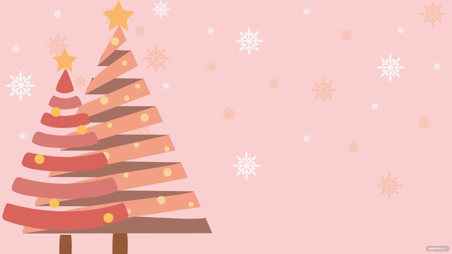 Pink Christmas Wallpaper