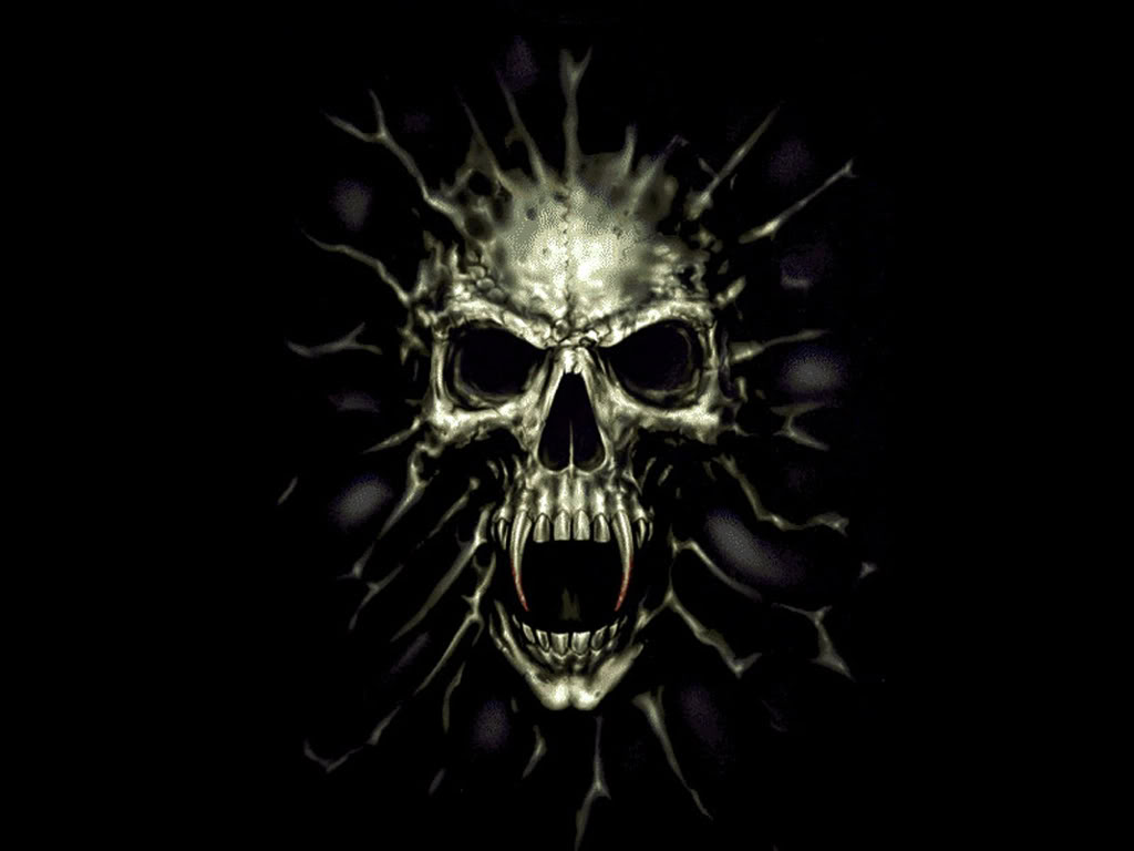 vampire skull by Julio Rodriguez TattooNOW