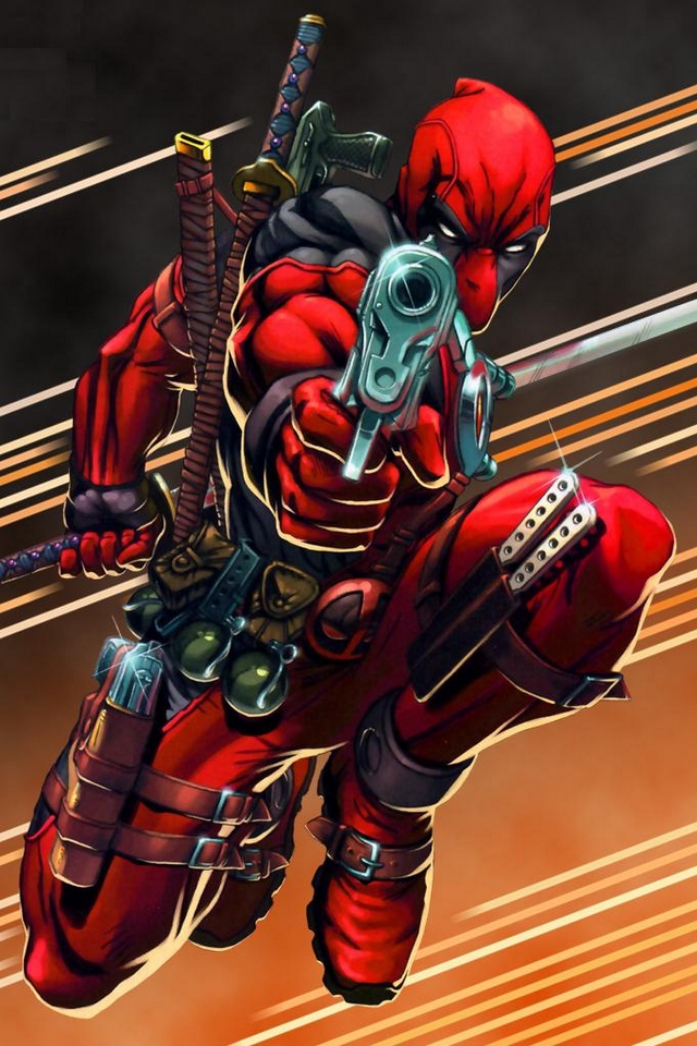 Deadpool Man iPhone Ipod Touch Android Wallpaper