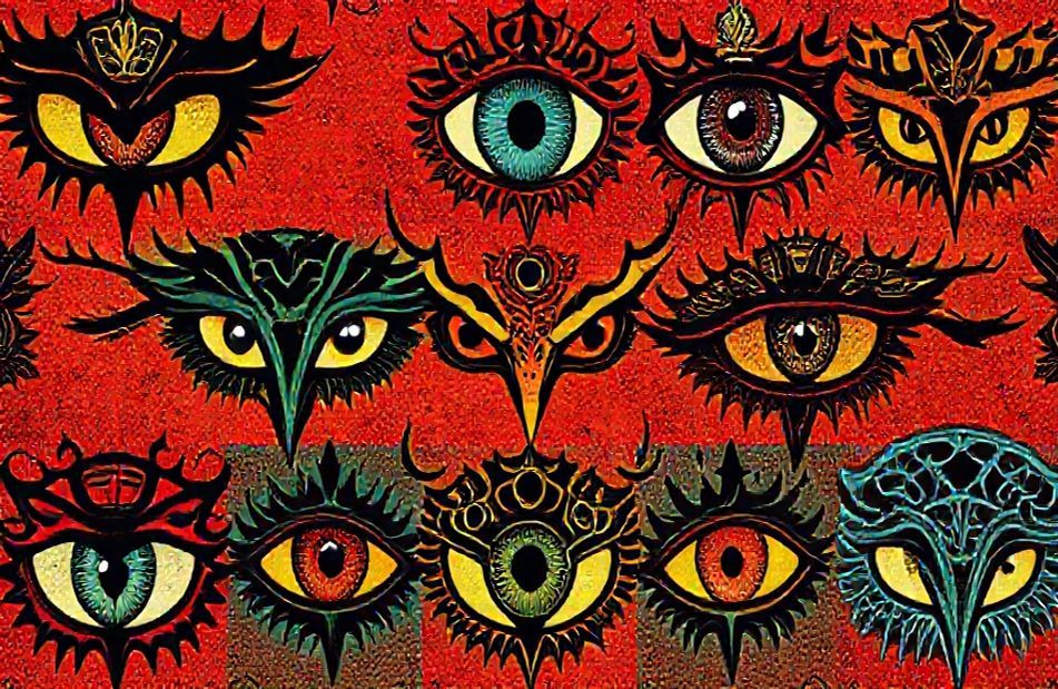 Evil Eyes Wallpaper