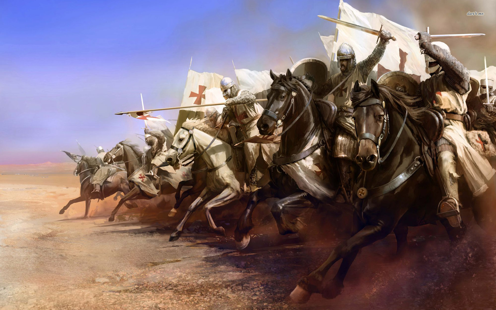 Knights At War Wallpaper Fantasy