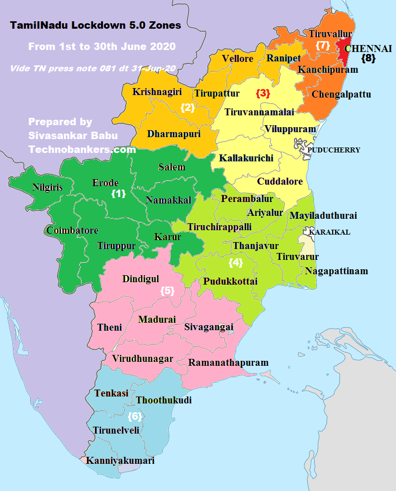 Covid19 Lockdown Tamilnadu Govt Directives Till 30th June