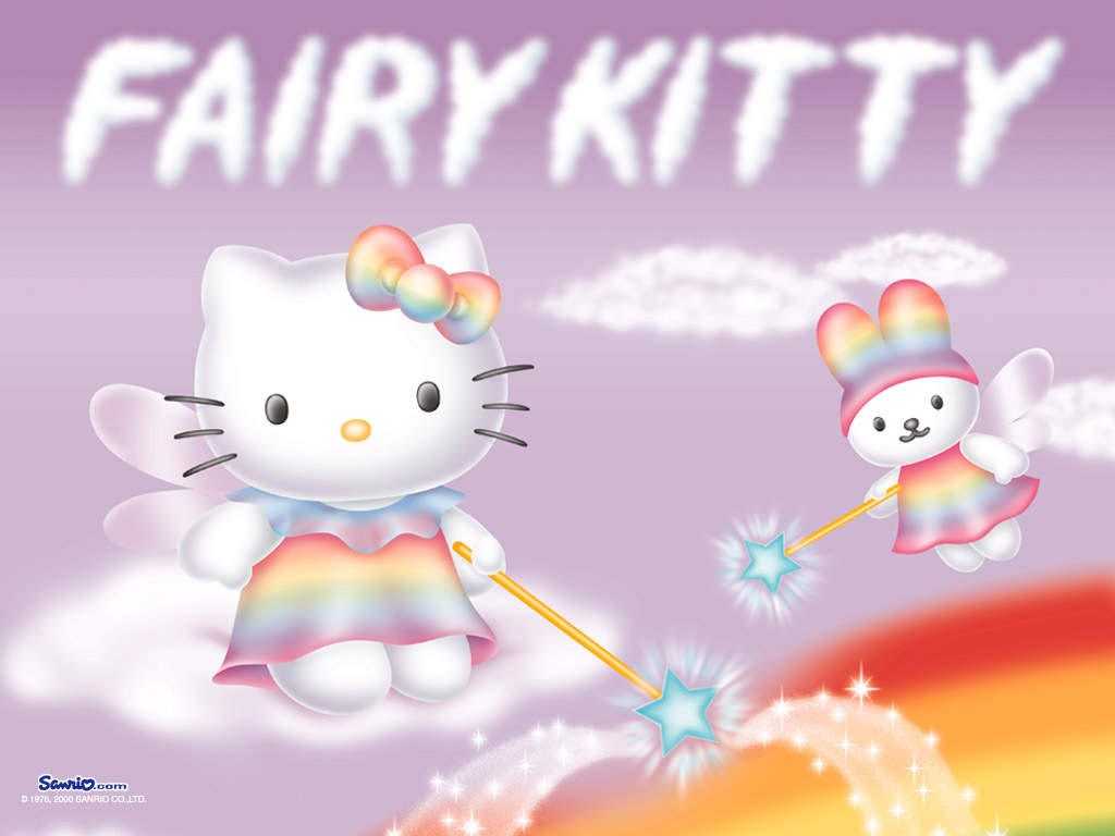 Hellokittywallpaper Fairy Hello Kitty Background