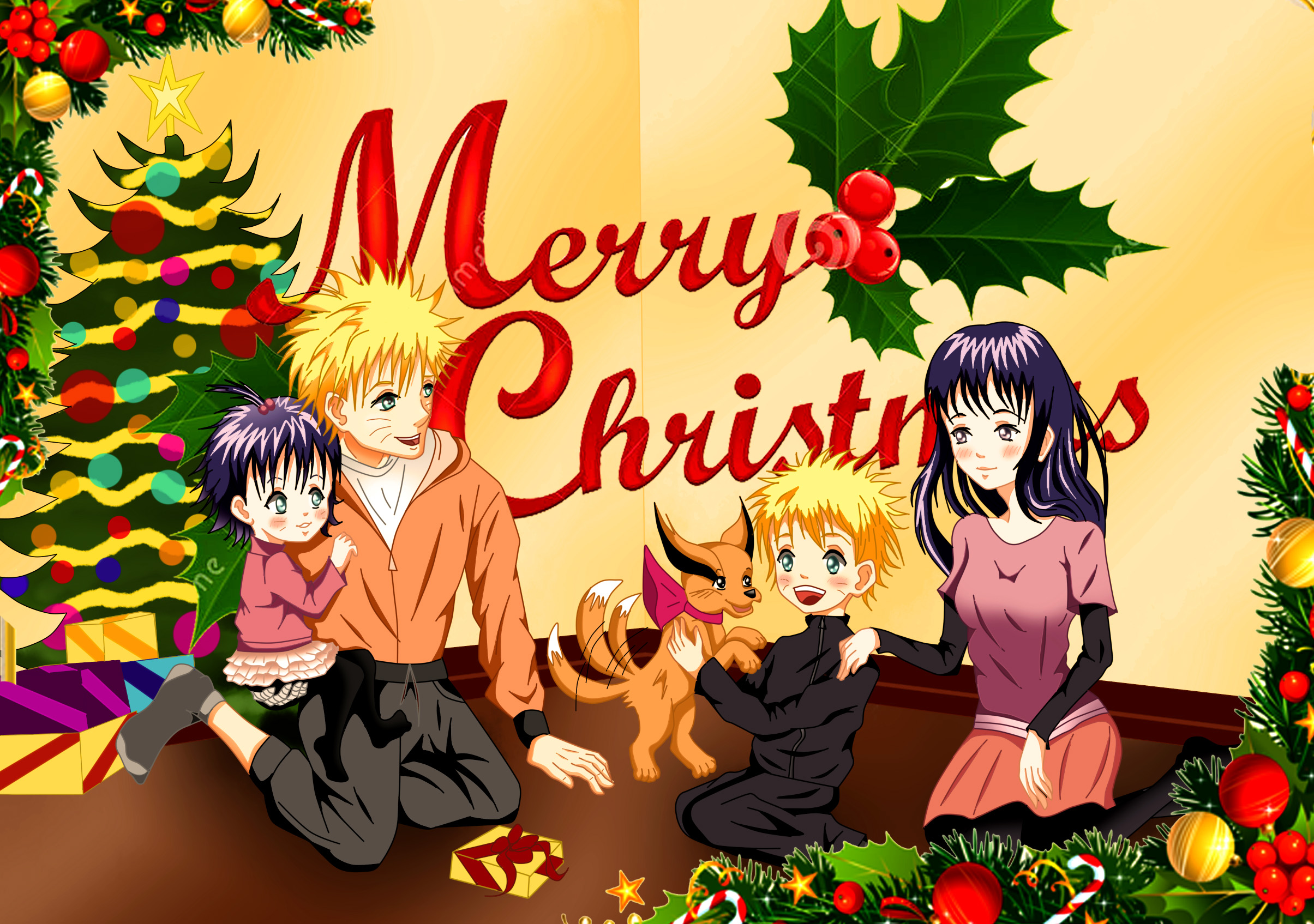 Naruto Christmas by volcanicmind on DeviantArt