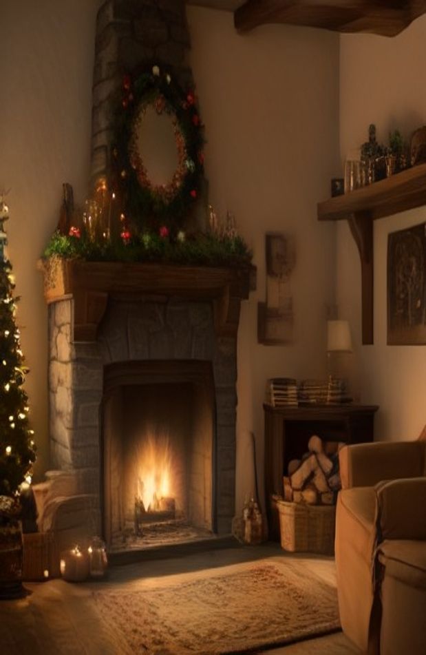 Live Fireplace Wallpaper