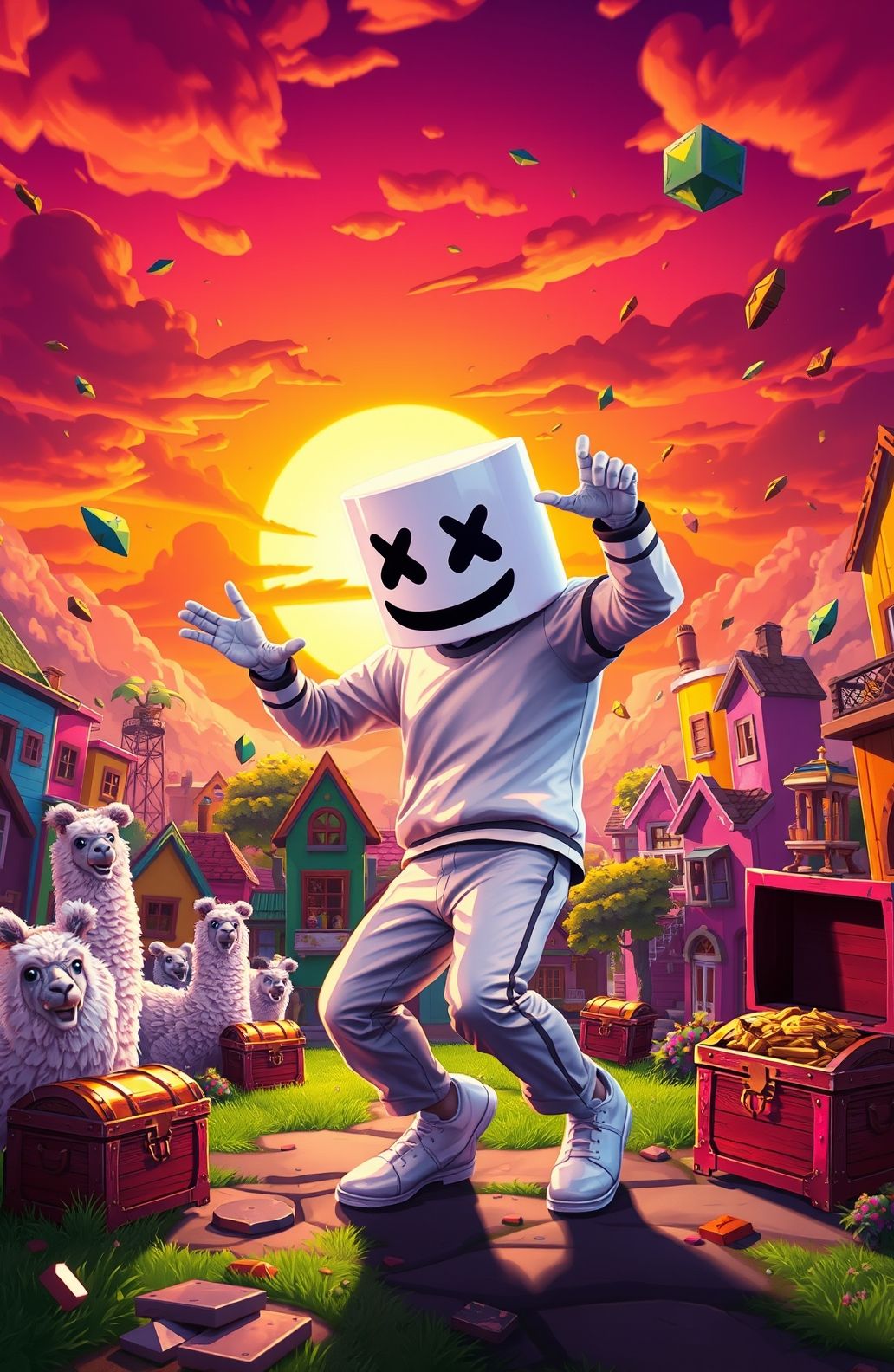 Marshmello Fortnite Wallpaper