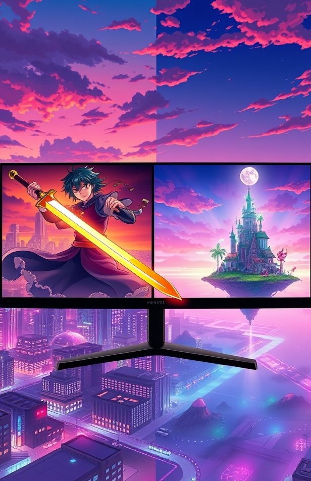 Anime Dual Monitor Wallpaper