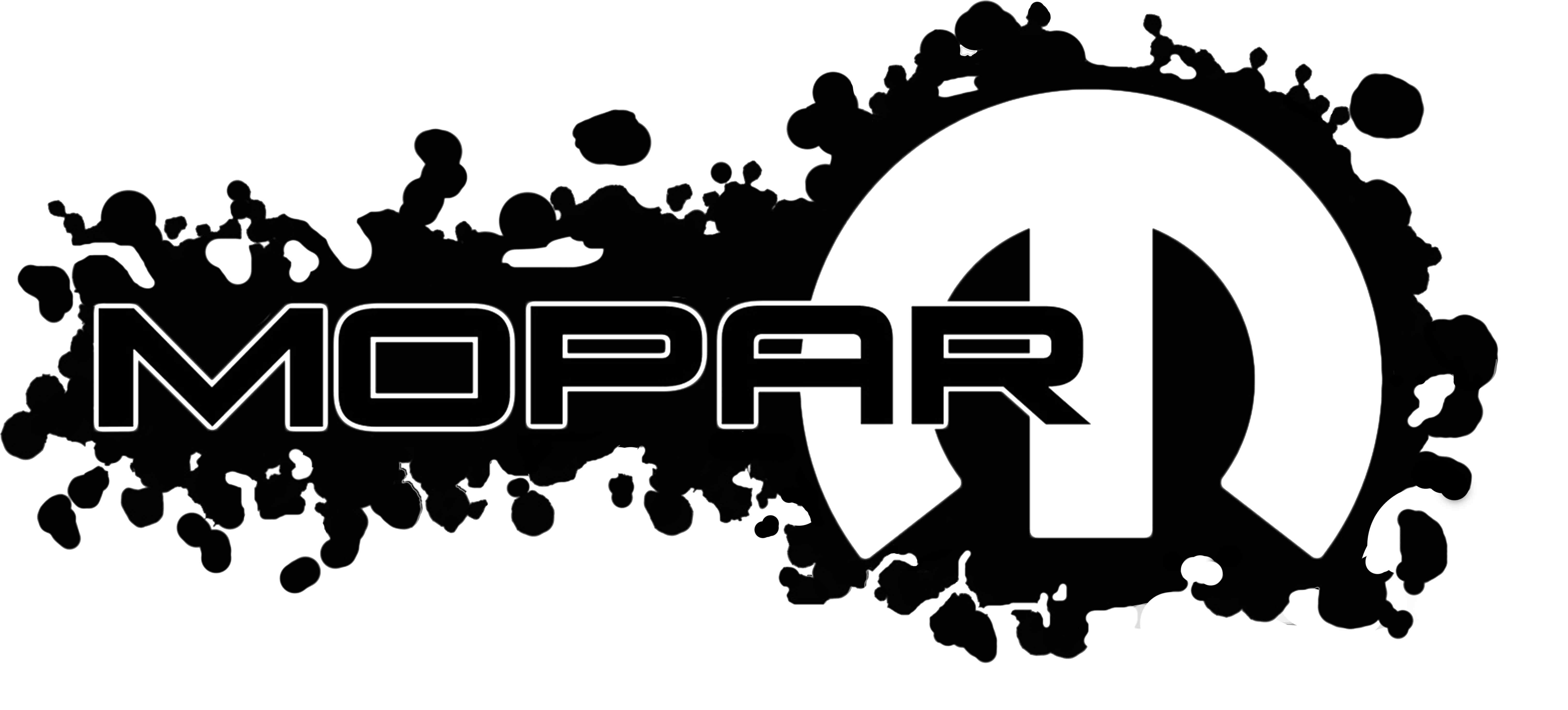 Mopar Logo Decal Mopar splat right