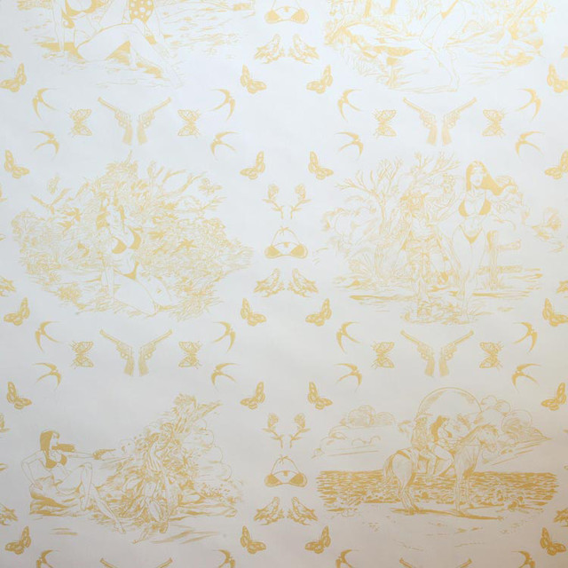 Flavor Paper Sassy Toile Wallpaper Modern