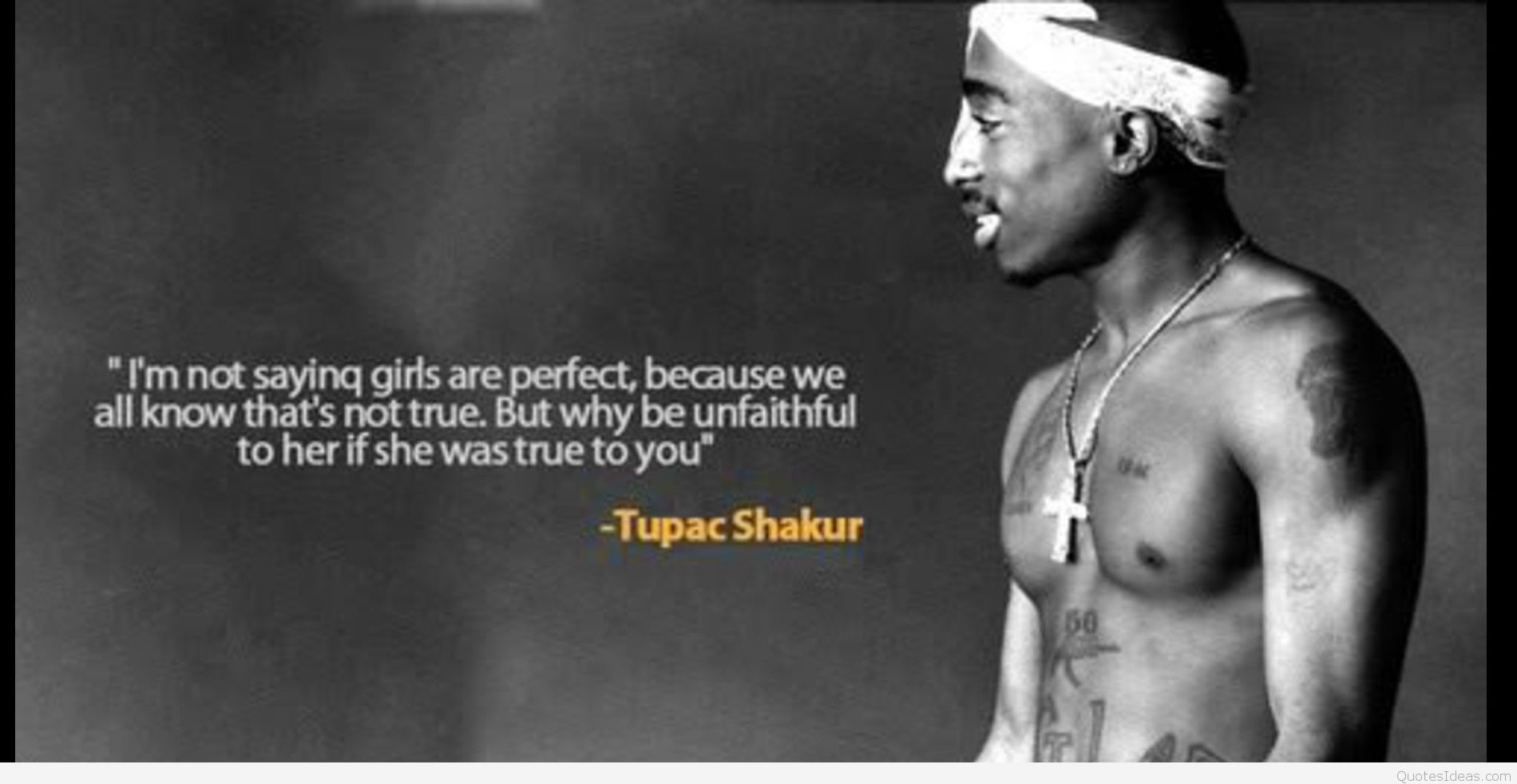 Tupac Shakur Wallpaper With Inspirational Quote