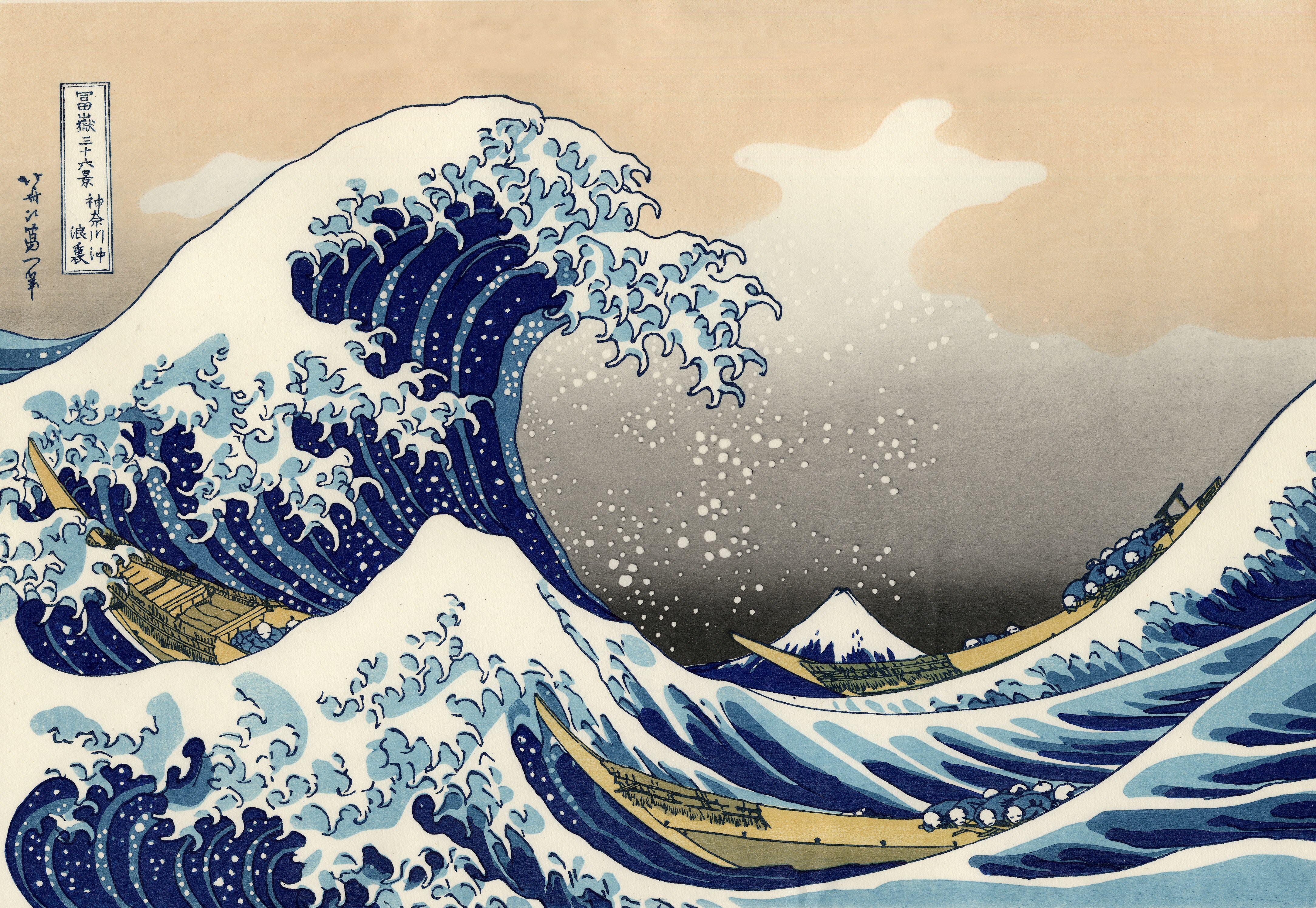 The Great Wave Off Kanagawa Hq Wallpaper