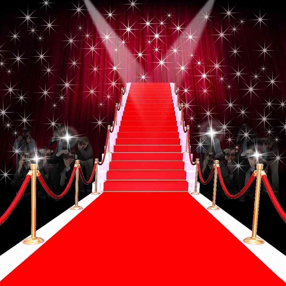 Glorious Red Carpet X Hollywood Background