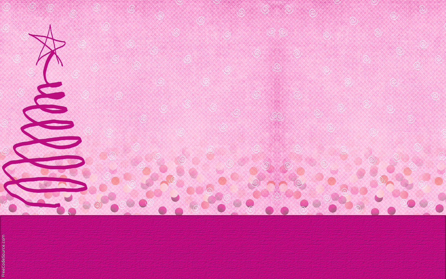 Pink Christmas Formspring Background