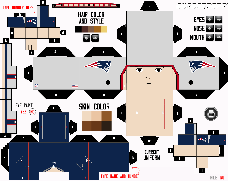 Ne Patriots Cubee Maker By Etchings13